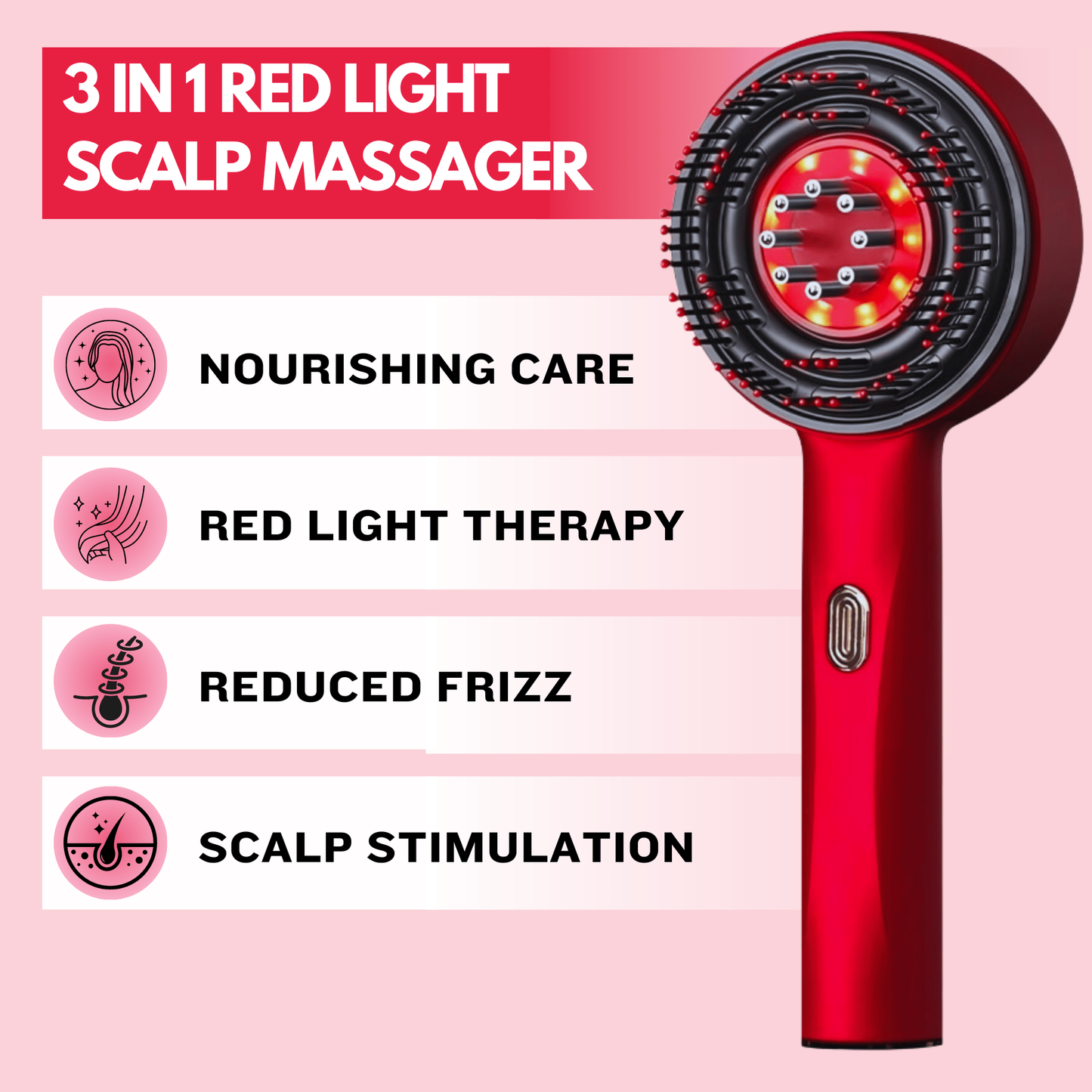 Electric Scalp Massager & Oil Applicator – Electric Scalp Massager for Hair Growth & Relaxation