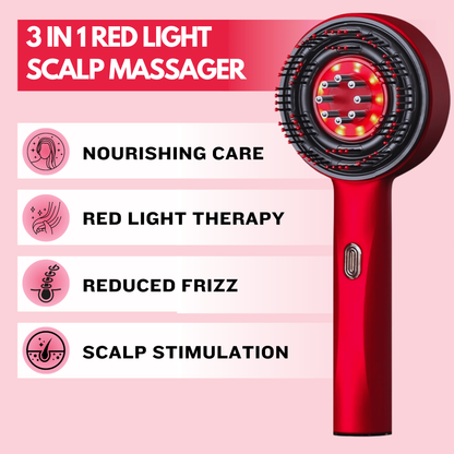 Electric Scalp Massager & Oil Applicator – Electric Scalp Massager for Hair Growth & Relaxation