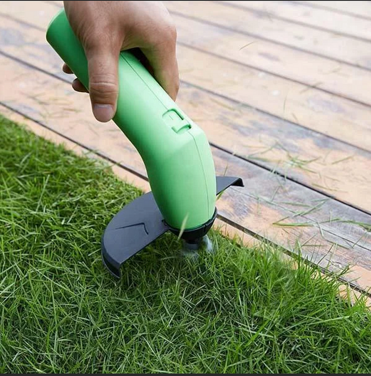 Weed Wacker Cordless Mini Weed Trimmer | Lightweight, Adjustable Cutting Height & Ideal for Lawn Maintenance and Gardening Tasks