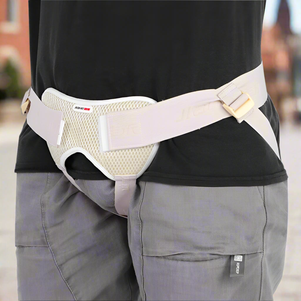 Inguinal Hernia Support Belt for Men - Adjustable Medical Compression Wrap for Post-Surgery Recovery & Daily Use