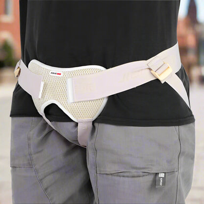 Inguinal Hernia Support Belt for Men - Adjustable Medical Compression Wrap for Post-Surgery Recovery & Daily Use