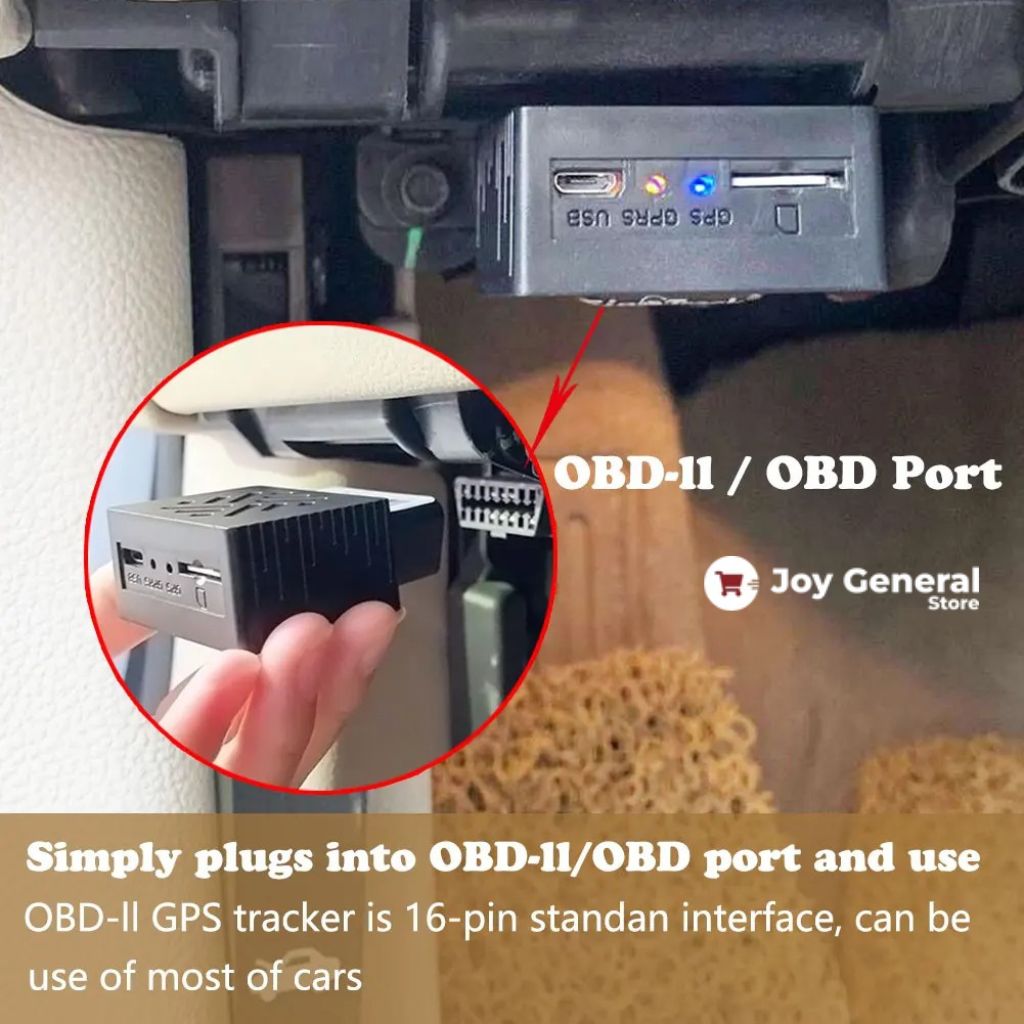 Car Tracker No Subscription – OBD2 GPS Car Tracking Device | Plug & Play Real-Time Car GPS Tracker