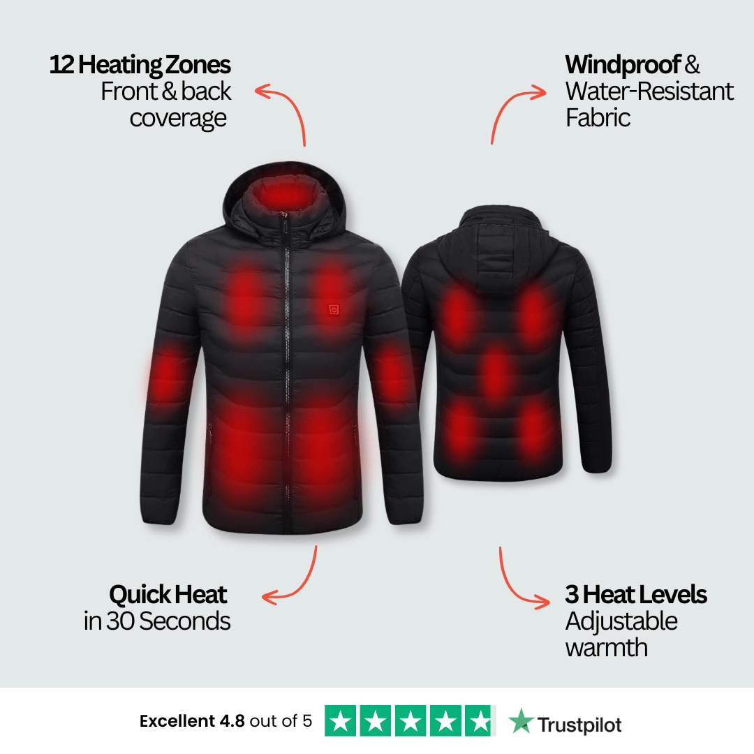 Rechargeable Heated Jacket For Men
