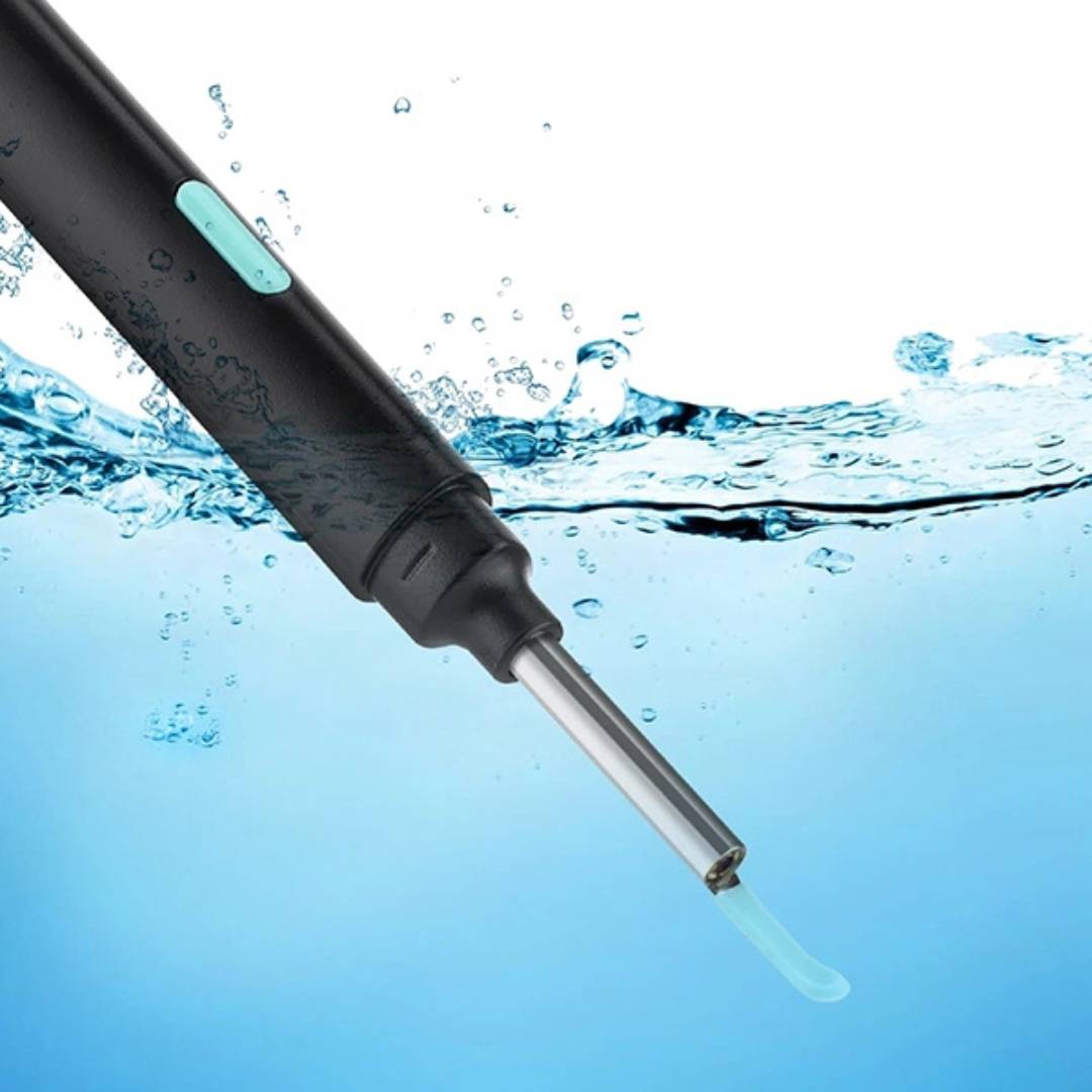 Ear Wax Removal Tool with Camera | Smart Otoscope Ear Cleaner | HD Visual Endoscope with 6 LEDs | Wi-Fi App