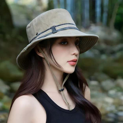 UV Protection Women's Sun Hat with Wide Brim for Outdoor Activities and Travel