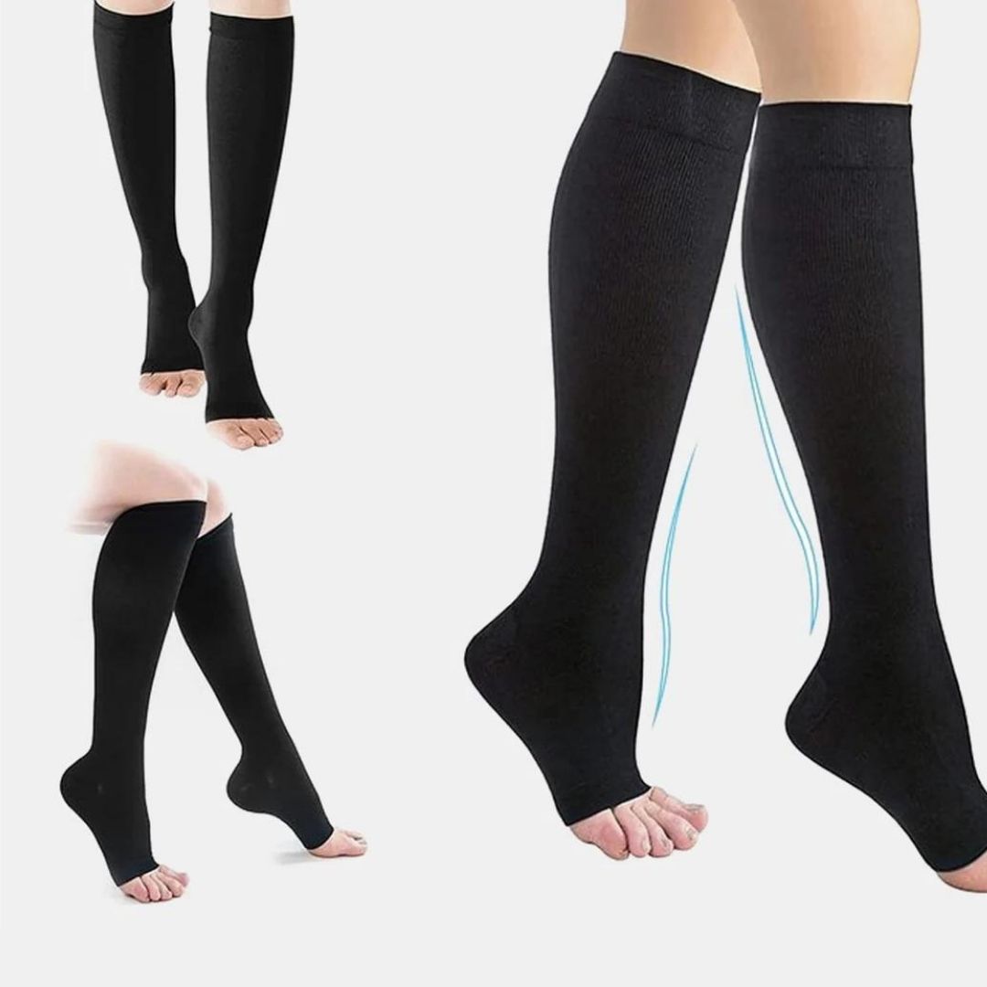 Orthopedic Comfort Compression Stockings | Improved Blood Circulation, Pain Relief & Reduced Swelling for Varicose Vein Management