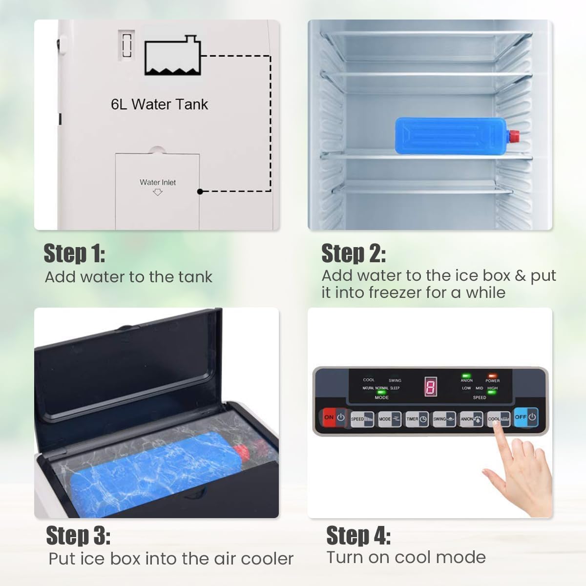 Portable Air Conditioner | Windowless, Energy Efficient & Ideal for Bedroom, Home & Office Use