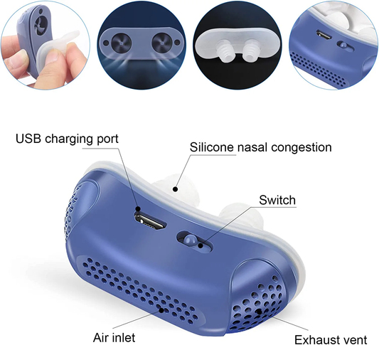 Micro CPAP Sleep Apnea Machine | Maskless, Portable & Quiet Solution for Travel and Anti-Snoring