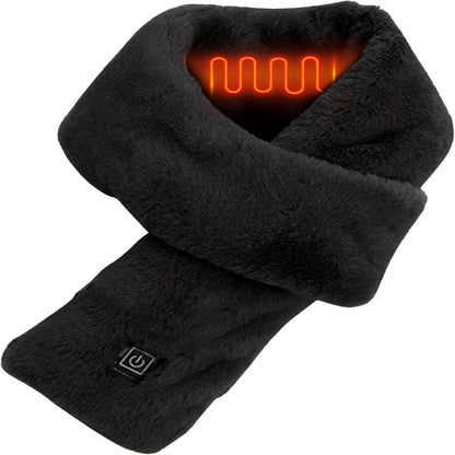 Heated Faux Fur Scarf | Soft, Stylish, and Winter Accessory