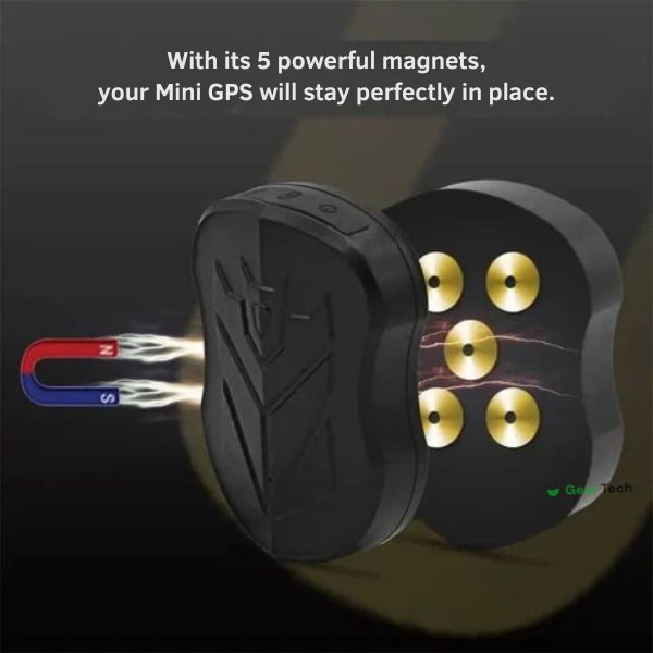 Waterproof GPS Car Tracker | Real-Time Monitoring, Voice Activation & 5000mAh Battery for Vehicle Security