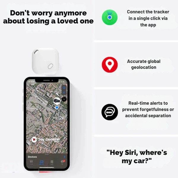 GPS Tracker for Cars | Real-Time Tracking, IP67 Waterproof & No Subscription Required for iOS Users