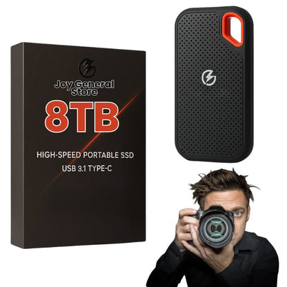 External Hard Drive for Photos – Portable SSD Storage for Photos & Videos from PC, Phone & iPhone (1TB–8TB)
