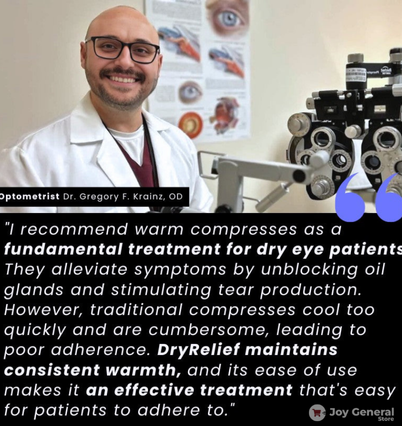 OptiSoothe™ Warm Eye Mask for Dry Eyes | USB Heated Dry Eyes Sleeping Mask