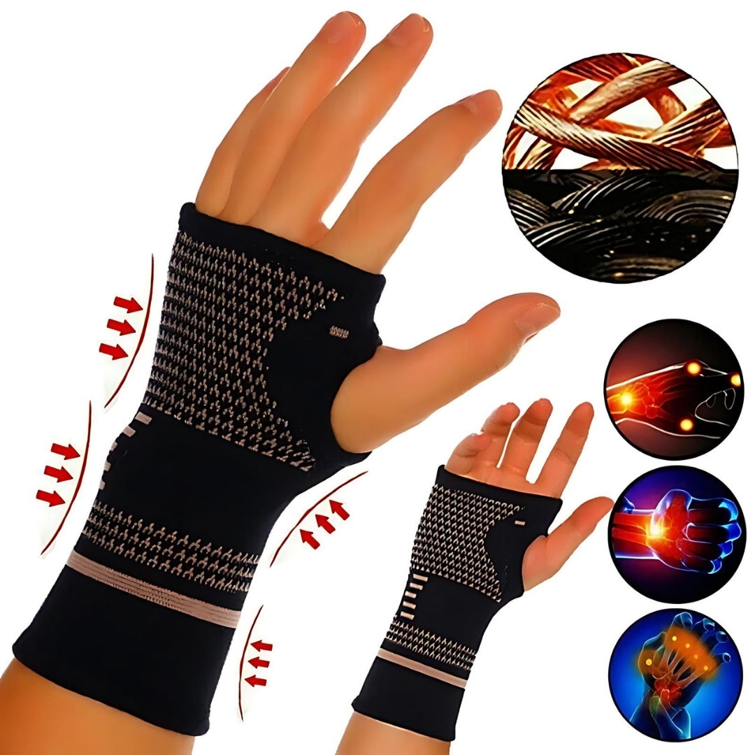 FlexiSupport Wrist Brace | Ergonomic Design for Pain Relief & Daily Support | Ideal for Injuries and Post-Surgery Recovery
