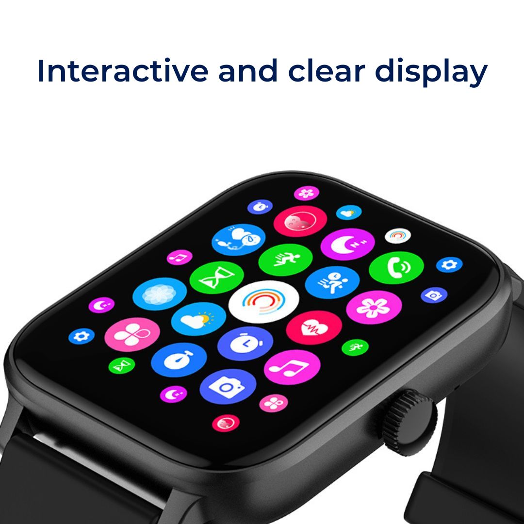 Smartwatch with Health Tracking | Heart Rate Monitoring, Sleep Tracking & Fitness Tracking for Health Enthusiasts