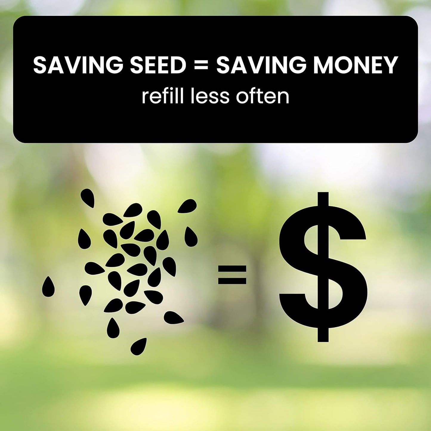 Squirrel-Proof Bird Feeder with Spinning Mechanism and 5 lb Seed Capacity for Wild Birds in Backyard Gardens