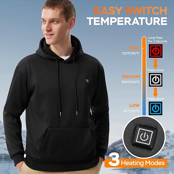Men's Heated Hoodie
