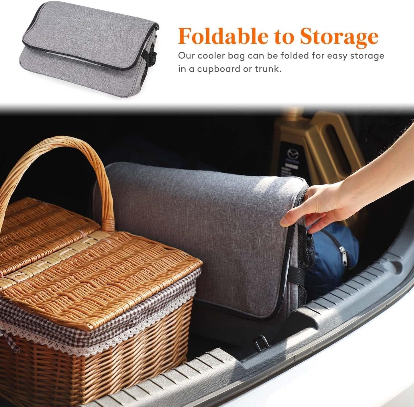 33L Waterproof Cooler Bag | Insulated, Spacious & Ideal for Picnics, Beach Days, Hiking, and Outdoor Activities