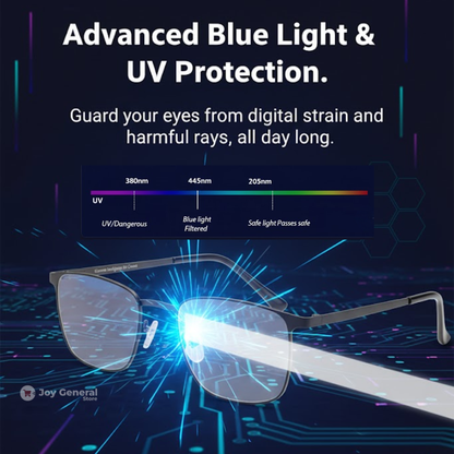 German Intelligent Progressive Glasses | Anti-Fingerprint, UV Protection & Ideal for Reading and Driving