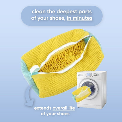 Laundry Shoe Bag | Soft Bristle Design for Gentle Cleaning & Protection Against Damage for All Shoe Types