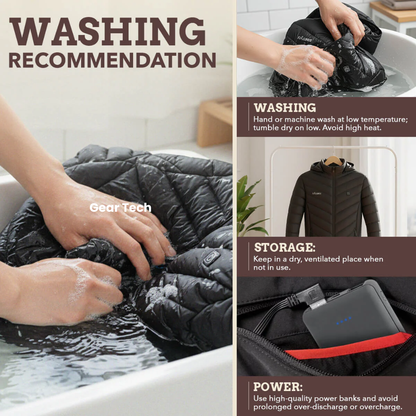 Rechargeable Heated Jacket For Men