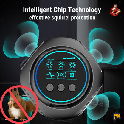 Smart Squirrel Indoor Repeller | 360° Coverage, Ultrasonic Technology & Safe for Home Use