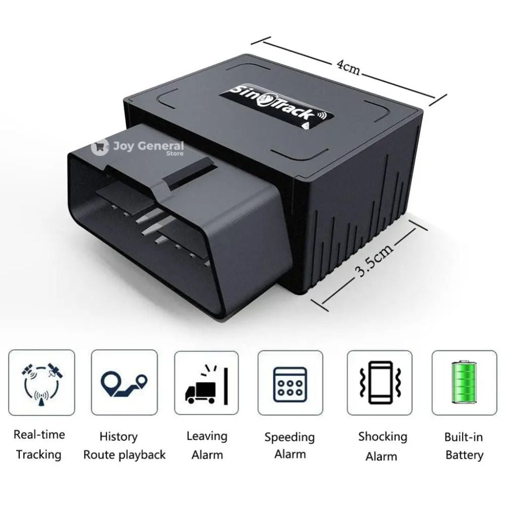 Car Tracker No Subscription – OBD2 GPS Car Tracking Device | Plug & Play Real-Time Car GPS Tracker