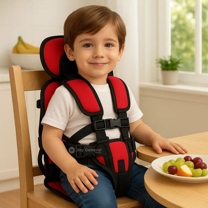Kids Portable  Seat Safety Harness - Safe Foldable Booster Seat for Children's for Home, Restaurants & Travels