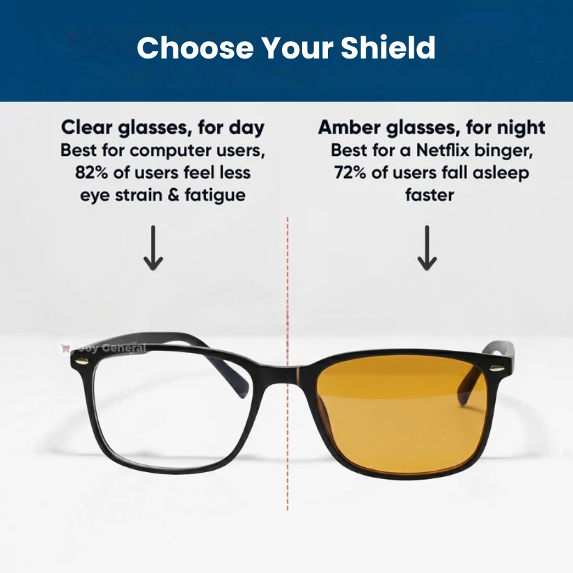 Clarity Blue Glasses - Blue Light Blocking Screen Glasses | With UV Protection - Reduces Eye Strain - Improves Sleep Quality - Relieves Eye Fatigue