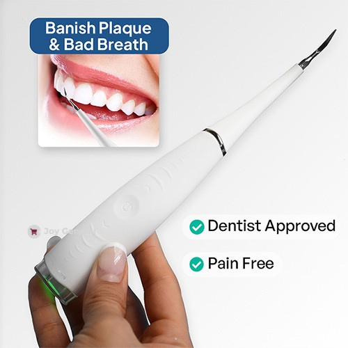 Tartar Remover for Teeth & Dental Scaler Tool | Ultrasonic Plaque Remover | Electric Teeth Cleaner At-Home Kit | 3-Mode