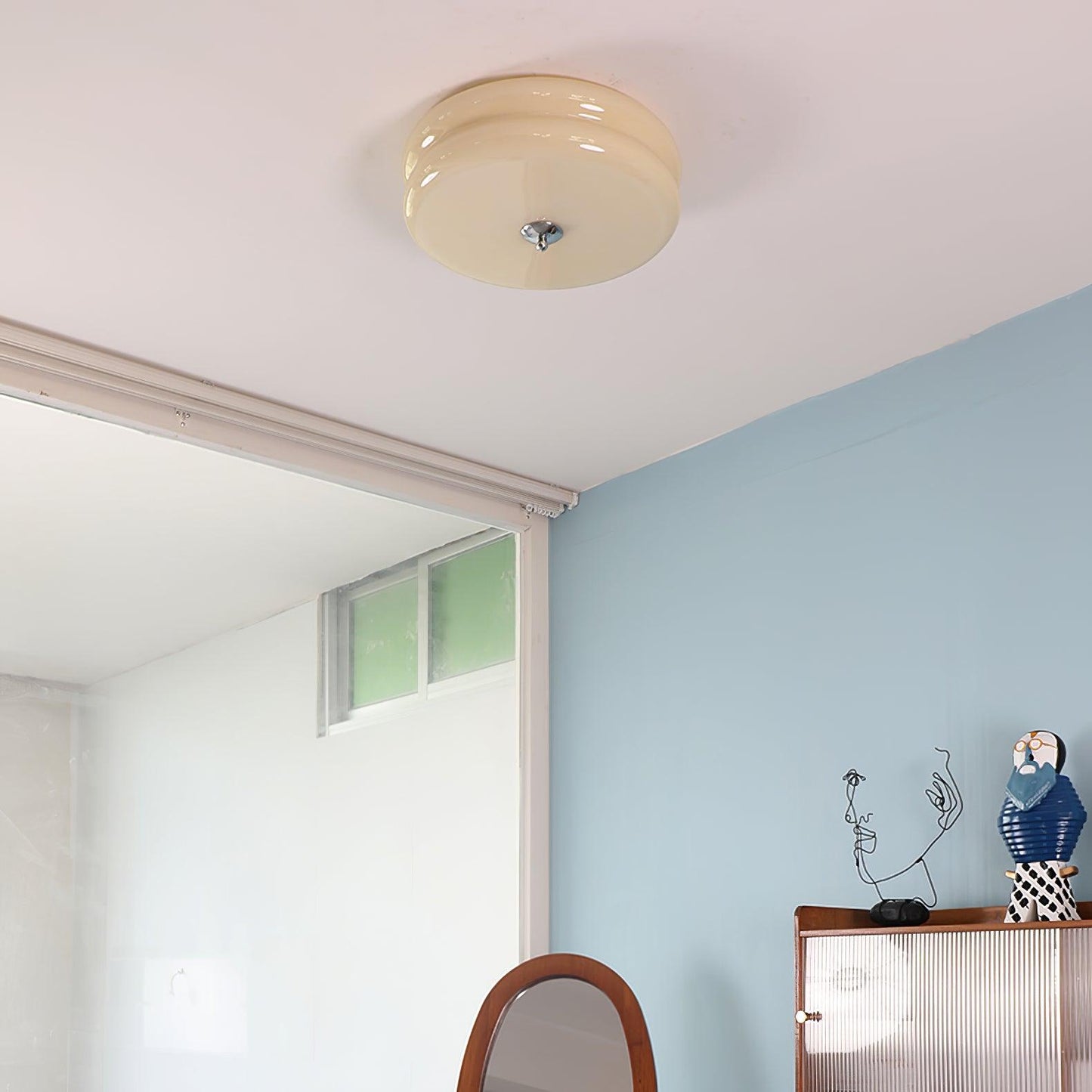 LED Art Deco Vintage Ceiling Light Fixture - Antique Style for Living Room & Dining Room Lighting