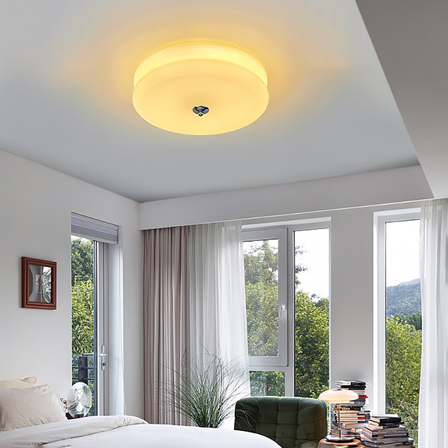 LED Art Deco Vintage Ceiling Light Fixture - Antique Style for Living Room & Dining Room Lighting