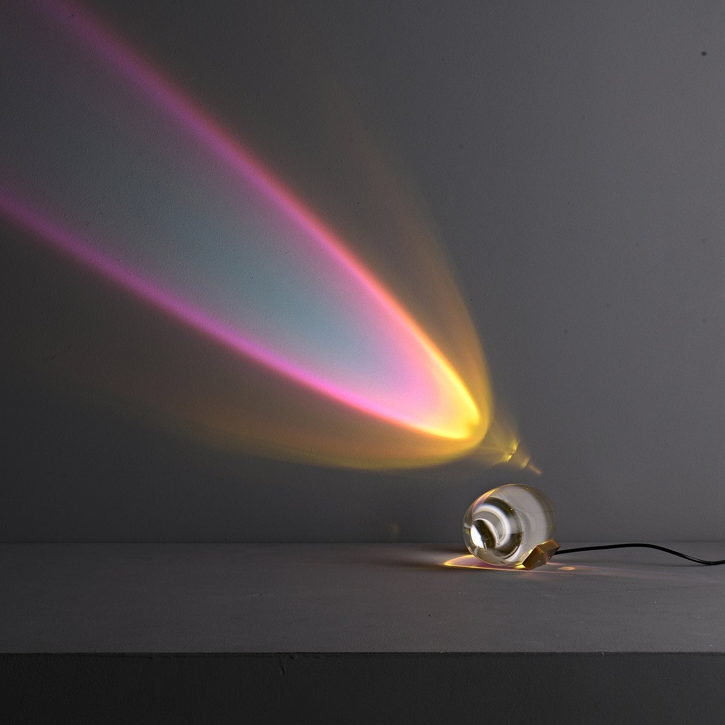 COB LED Table Lamp | Metal & Crystal, Warm to Cool Light Options for Indoor Use