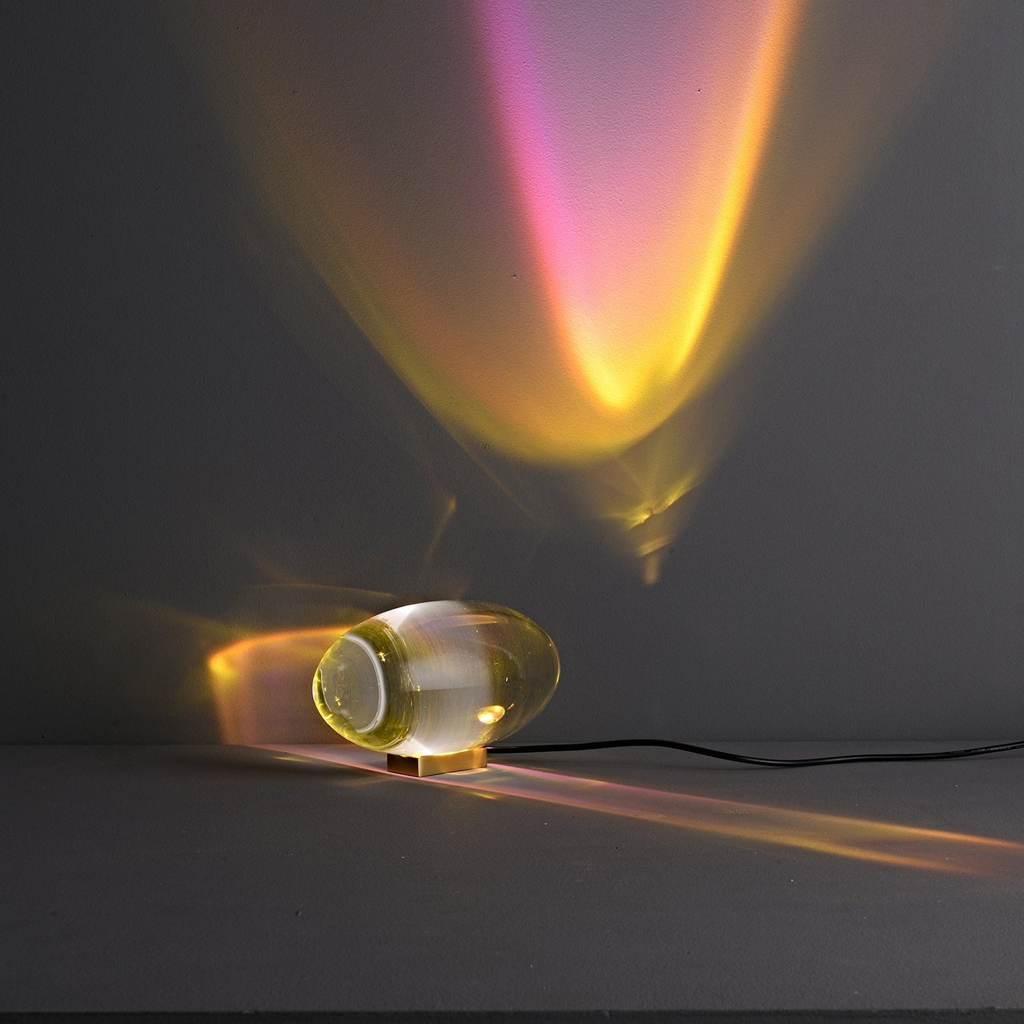 COB LED Table Lamp | Metal & Crystal, Warm to Cool Light Options for Indoor Use