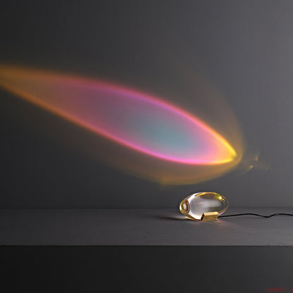 COB LED Table Lamp | Metal & Crystal, Warm to Cool Light Options for Indoor Use