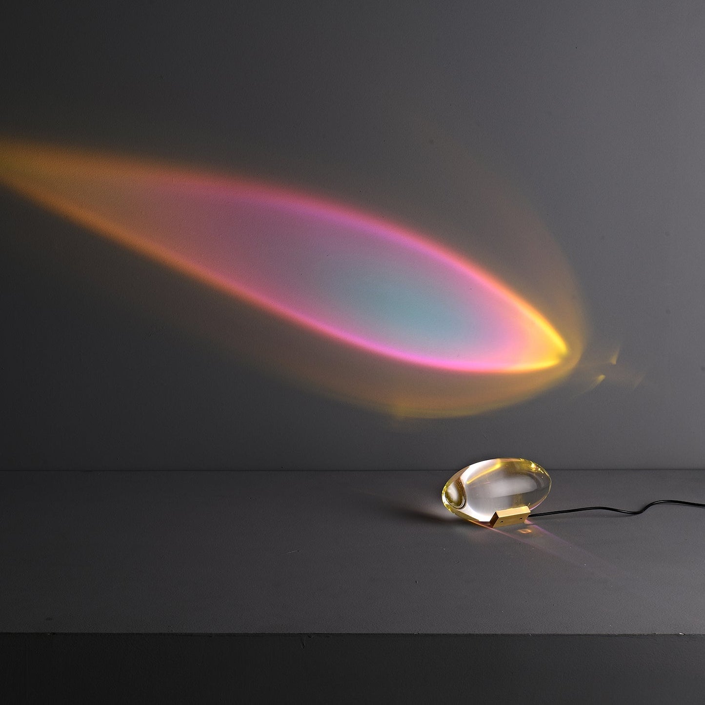 COB LED Table Lamp | Metal & Crystal, Warm to Cool Light Options for Indoor Use