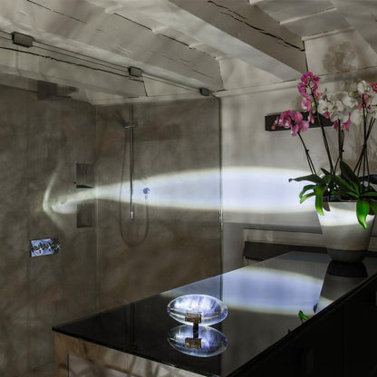 COB LED Table Lamp | Metal & Crystal, Warm to Cool Light Options for Indoor Use