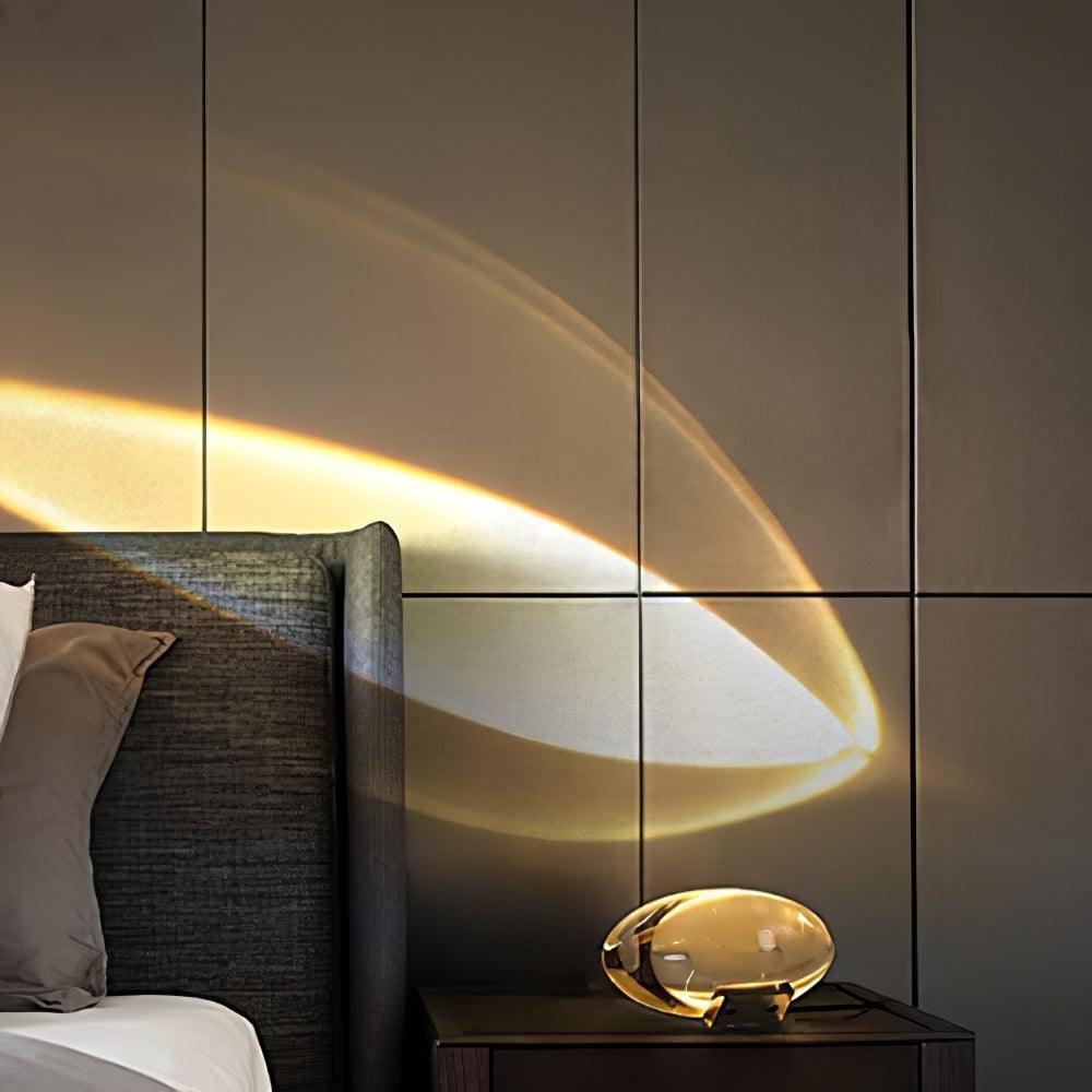 COB LED Table Lamp | Metal & Crystal, Warm to Cool Light Options for Indoor Use