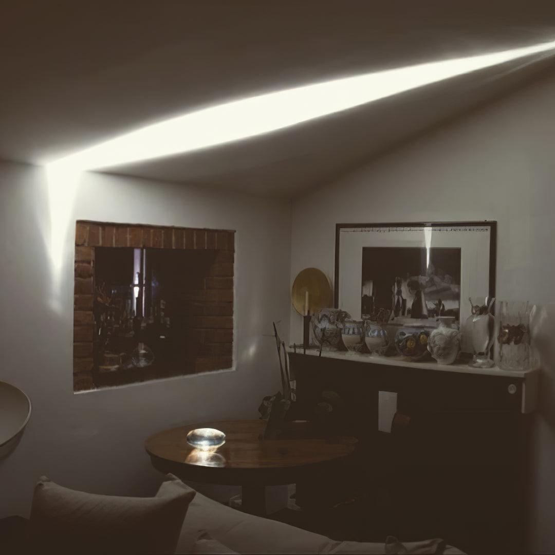 COB LED Table Lamp | Metal & Crystal, Warm to Cool Light Options for Indoor Use