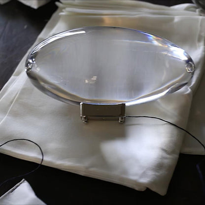 COB LED Table Lamp | Metal & Crystal, Warm to Cool Light Options for Indoor Use