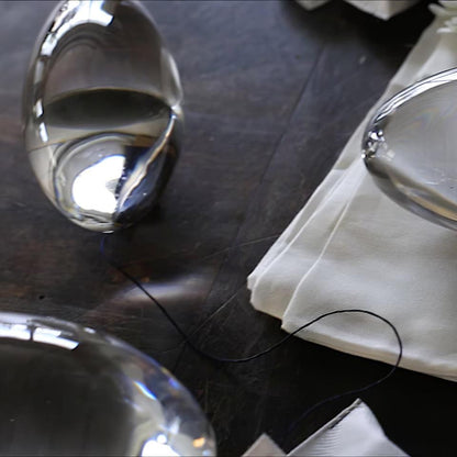 COB LED Table Lamp | Metal & Crystal, Warm to Cool Light Options for Indoor Use