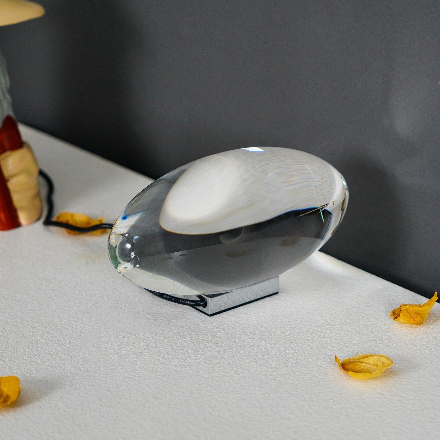 COB LED Table Lamp | Metal & Crystal, Warm to Cool Light Options for Indoor Use