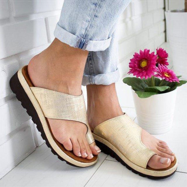 Orthopedic Bunion Corrector Sandals | Adjustable Straps, Arch Support, Comfortable Fit for Foot Pain Relief