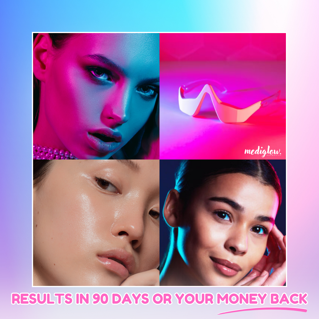 Under Eye Anti-Aging Glasses | Red Light Therapy & Microcurrents for Reducing Wrinkles, Dark Circles & Puffiness