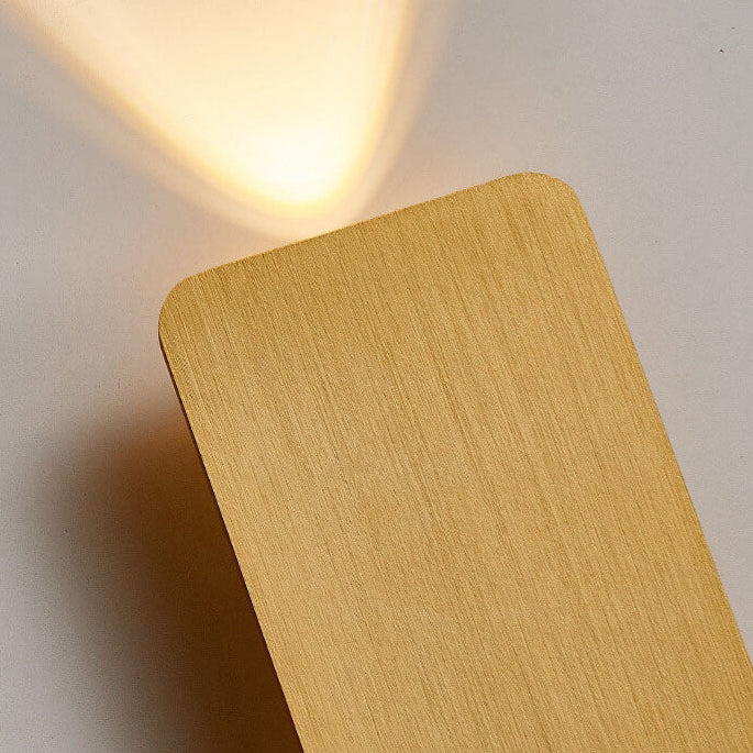 LED Wall Sconce Light Fixture - Nordic Minimalist Aluminum Rectangular 2-Light Panel for Modern Home Decor & Hallways