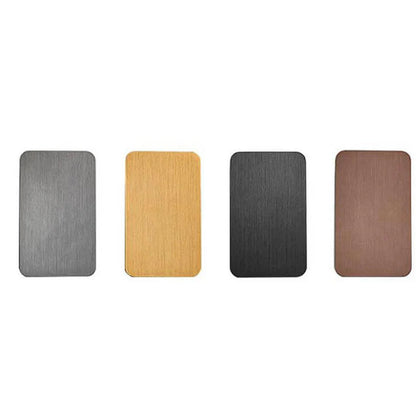 LED Wall Sconce Light Fixture - Nordic Minimalist Aluminum Rectangular 2-Light Panel for Modern Home Decor & Hallways