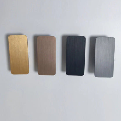 LED Wall Sconce Light Fixture - Nordic Minimalist Aluminum Rectangular 2-Light Panel for Modern Home Decor & Hallways