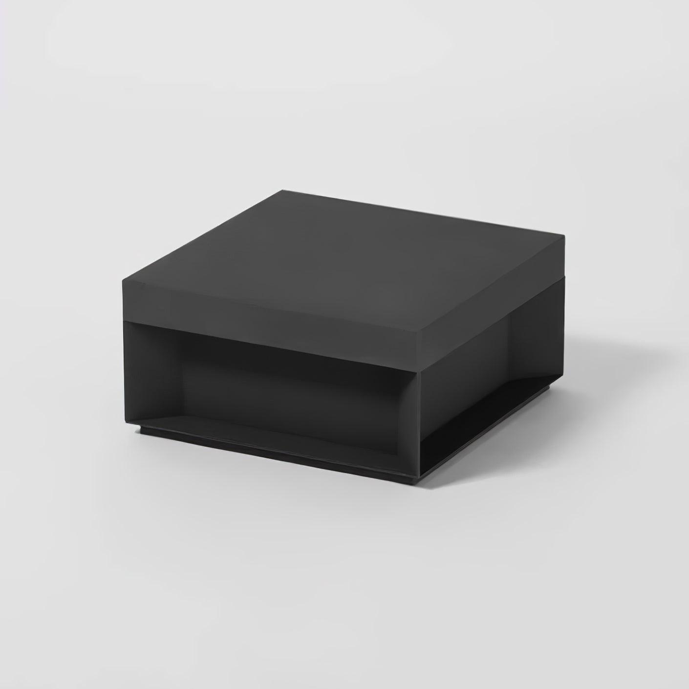 Black Box Outdoor Post Light Fixture - Weather-Resistant LED Lamp for Pathway, Garden & Patio Lighting