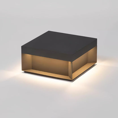 Black Box Outdoor Post Light Fixture - Weather-Resistant LED Lamp for Pathway, Garden & Patio Lighting