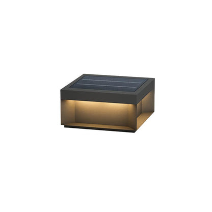 Black Box Outdoor Post Light Fixture - Weather-Resistant LED Lamp for Pathway, Garden & Patio Lighting
